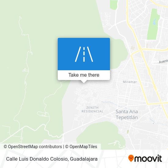 Calle Luis Donaldo Colosio map