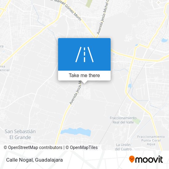 Mapa de Calle Nogal