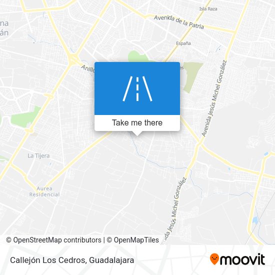 Mapa de Callejón Los Cedros