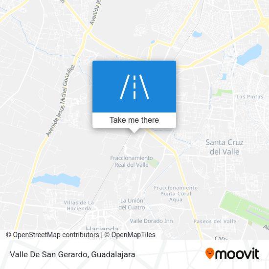 Valle De San Gerardo map