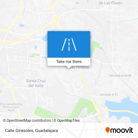 Mapa de Calle Girasoles