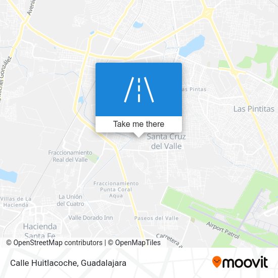 Calle Huitlacoche map