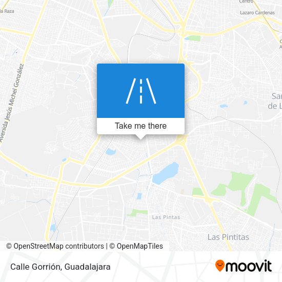 Calle Gorrión map
