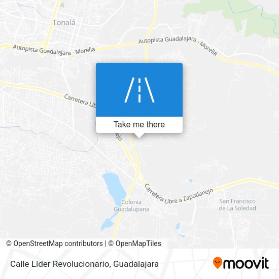 Calle Líder Revolucionario map
