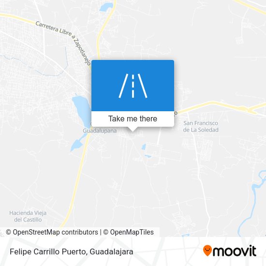 Felipe Carrillo Puerto map
