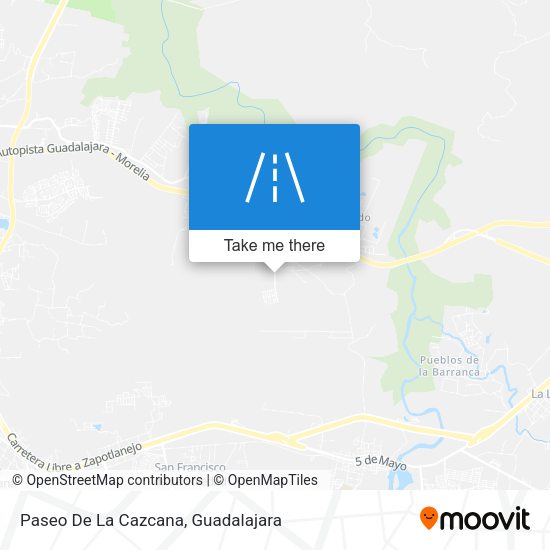 Paseo De La Cazcana map