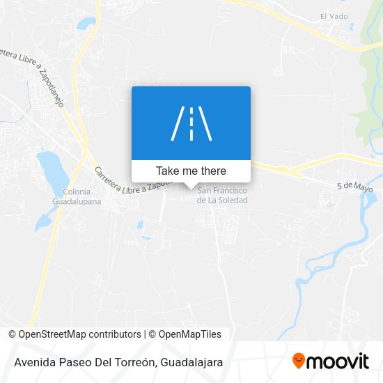 Avenida Paseo Del Torreón map