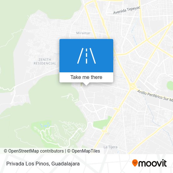 Mapa de Privada Los Pinos