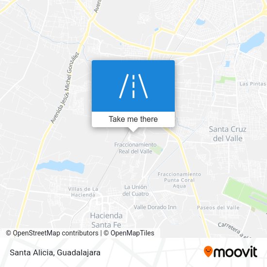 Mapa de Santa Alicia