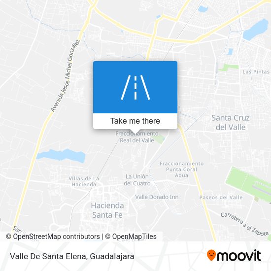 Mapa de Valle De Santa Elena