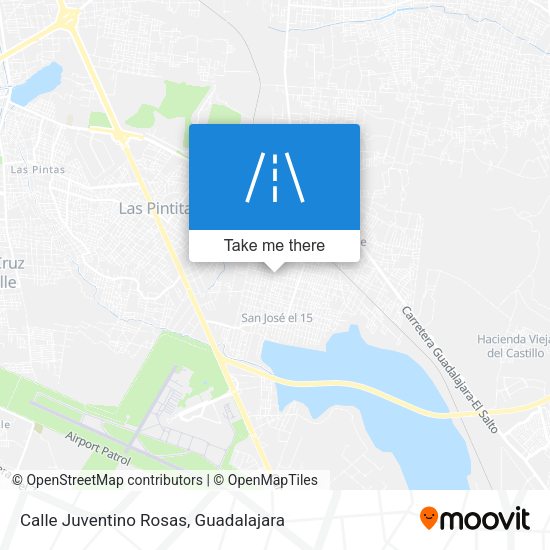 Calle Juventino Rosas map