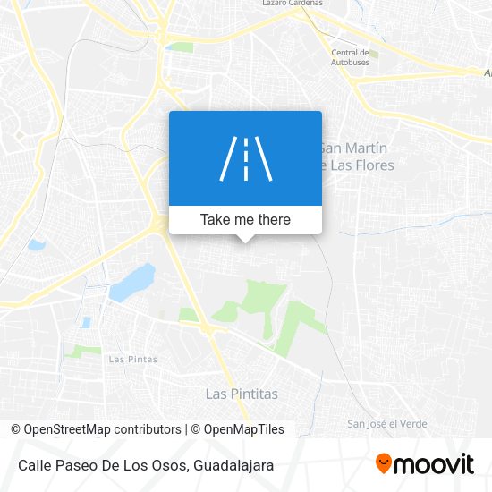 Calle Paseo De Los Osos map