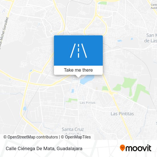Calle Ciénega De Mata map