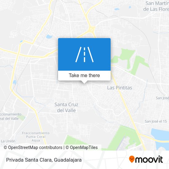 Privada Santa Clara map