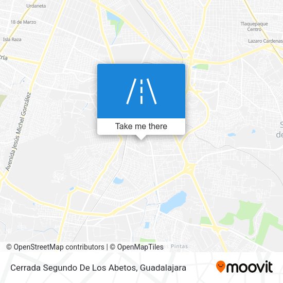 Cerrada Segundo De Los Abetos map