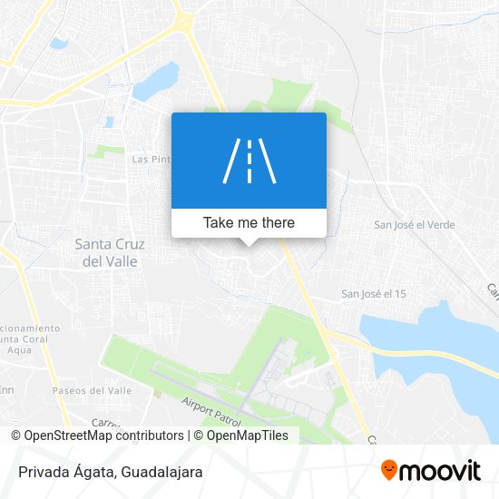 Privada Ágata map