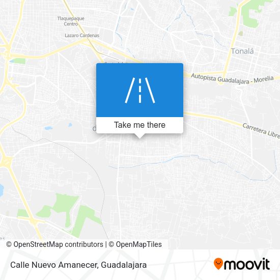 Mapa de Calle Nuevo Amanecer
