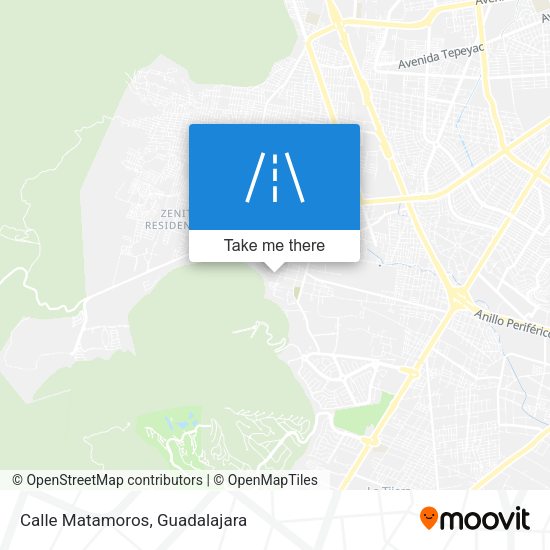 Mapa de Calle Matamoros