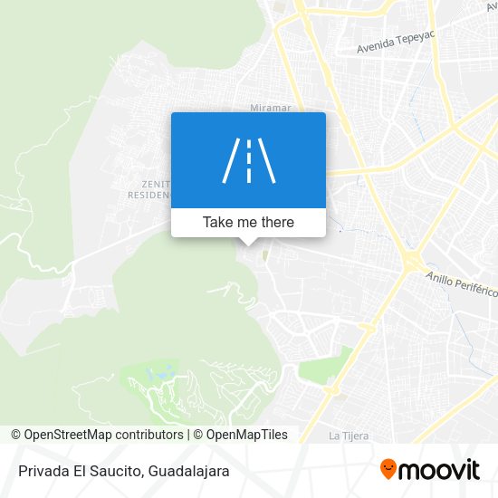 Mapa de Privada El Saucito
