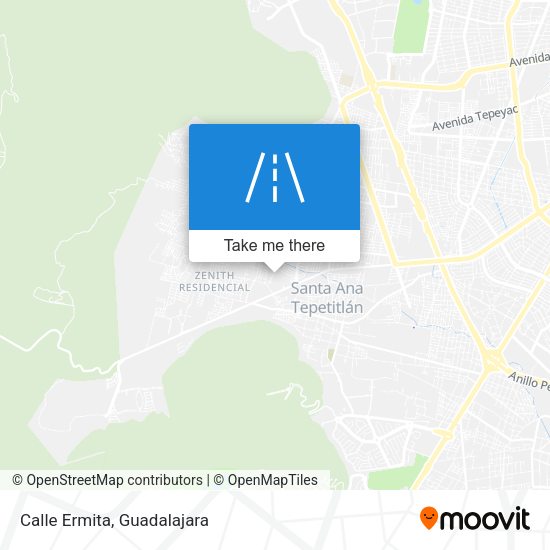 Mapa de Calle Ermita