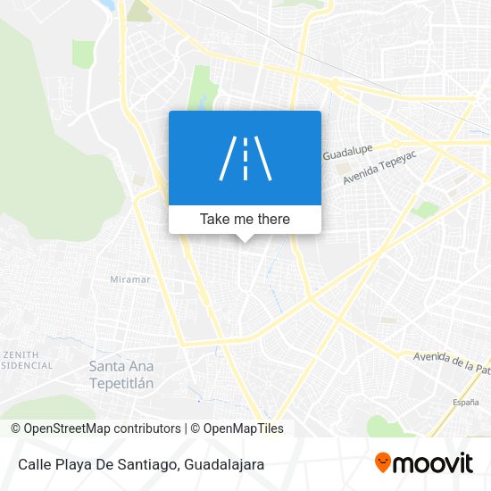 Calle Playa De Santiago map
