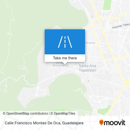 Calle Francisco Montes De Oca map