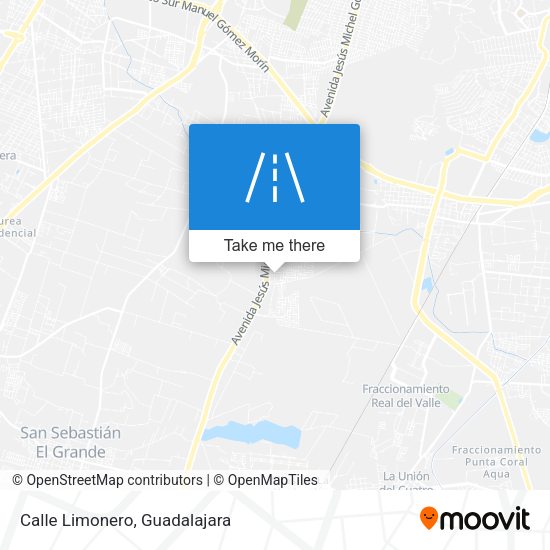 Mapa de Calle Limonero