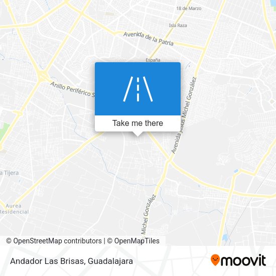 Mapa de Andador Las Brisas