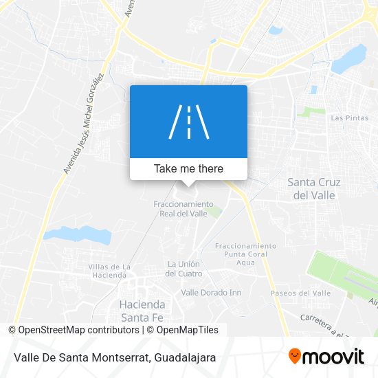 Mapa de Valle De Santa Montserrat