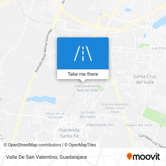 Valle De San Valentino map