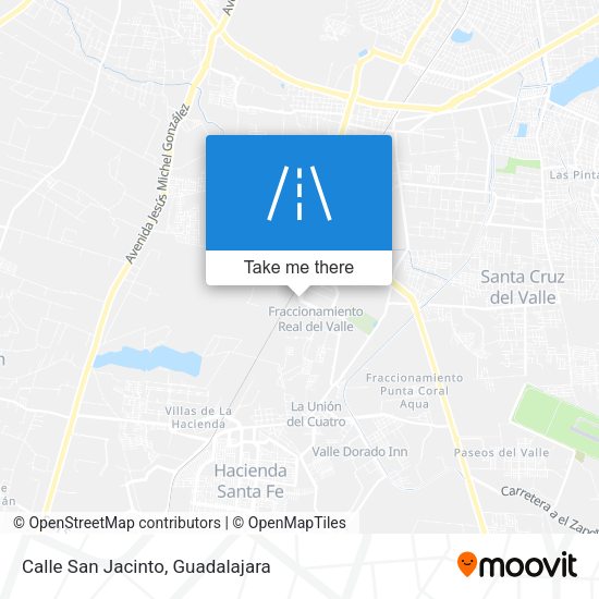 Mapa de Calle San Jacinto