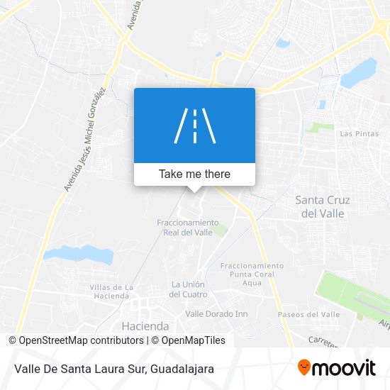 Mapa de Valle De Santa Laura Sur