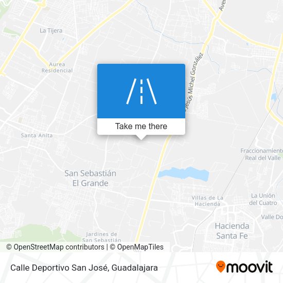 Mapa de Calle Deportivo San José