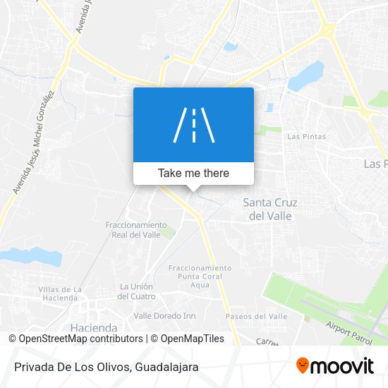 Privada De Los Olivos map