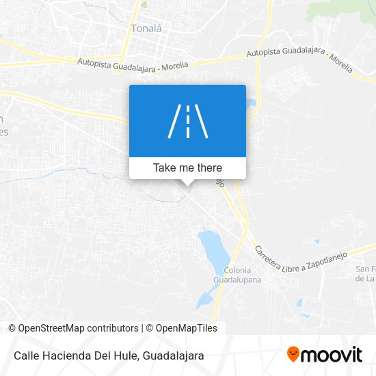 Calle Hacienda Del Hule map