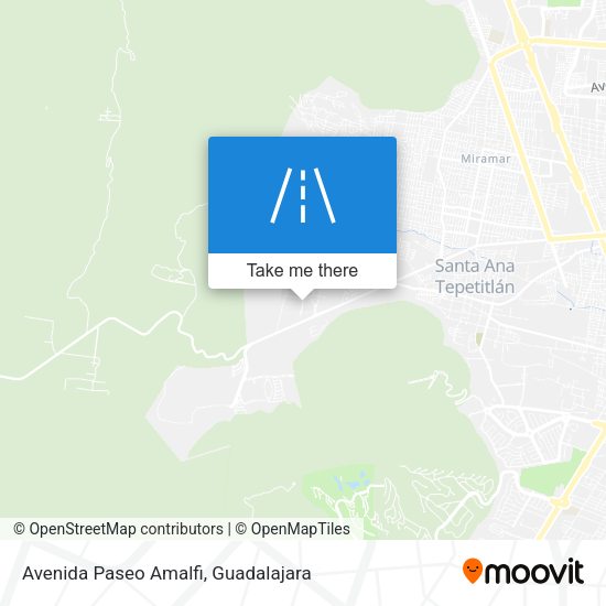 Avenida Paseo Amalfi map