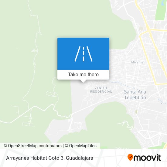 Arrayanes Habitat Coto 3 map