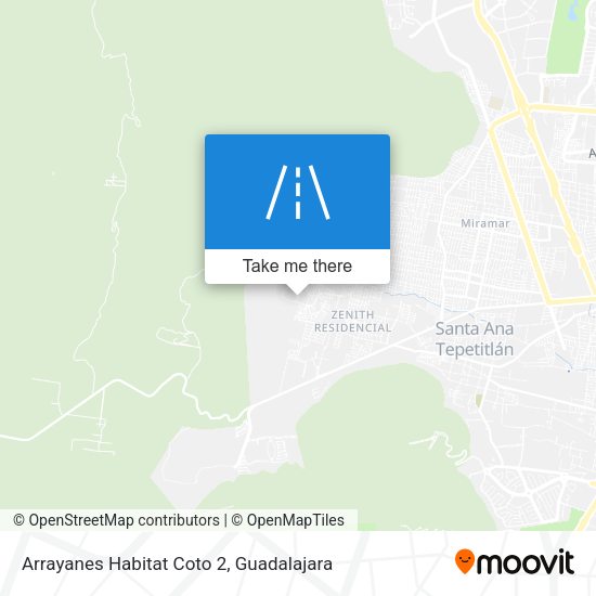 Arrayanes Habitat Coto 2 map
