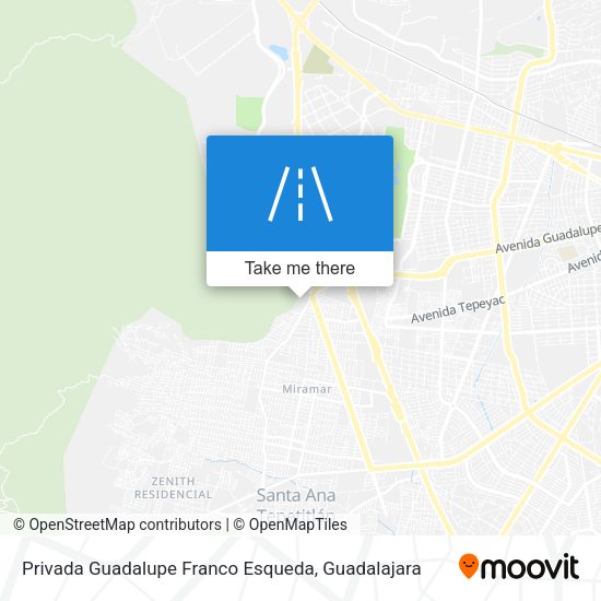 Privada Guadalupe Franco Esqueda map