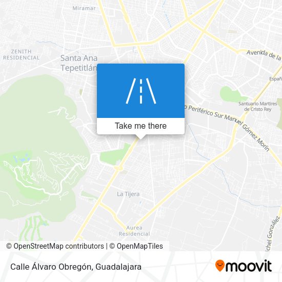 Calle Álvaro Obregón map