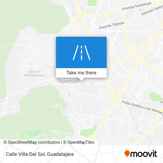 Calle Villa Del Sol map