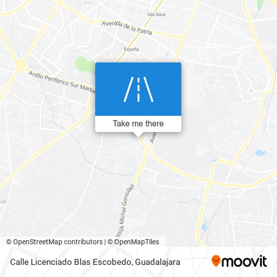 Calle Licenciado Blas Escobedo map