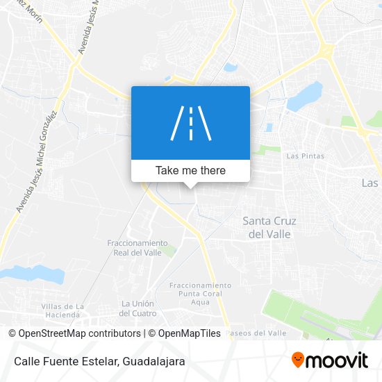 Calle Fuente Estelar map