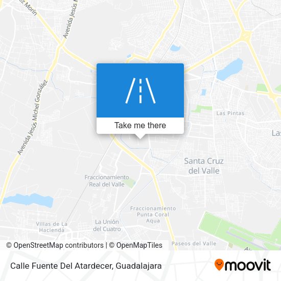 Mapa de Calle Fuente Del Atardecer
