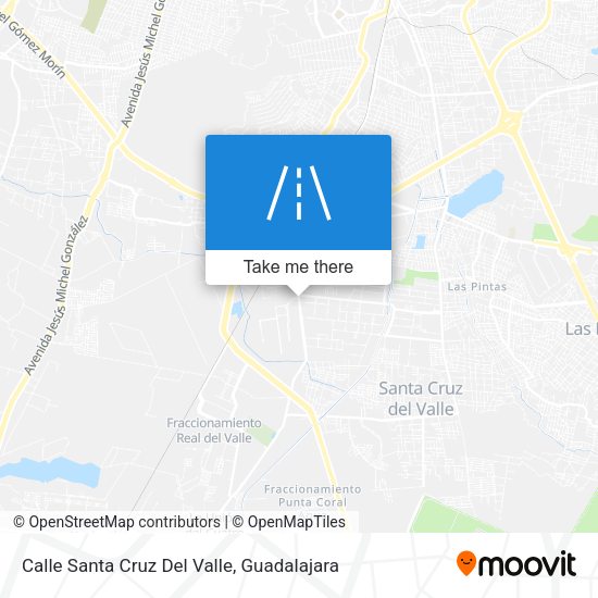 Calle Santa Cruz Del Valle map