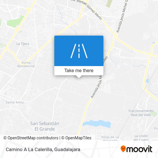 Camino A La Calerilla map