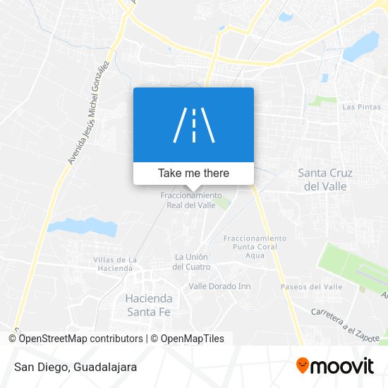 Mapa de San Diego