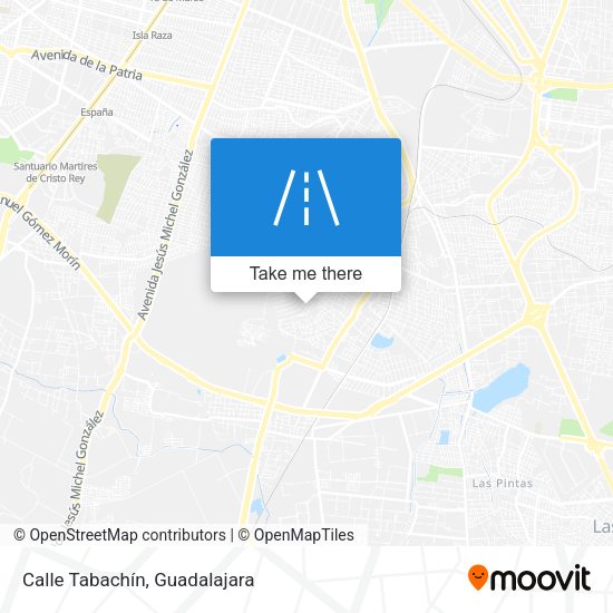 Mapa de Calle Tabachín