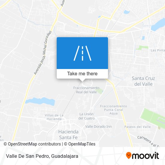 Mapa de Valle De San Pedro