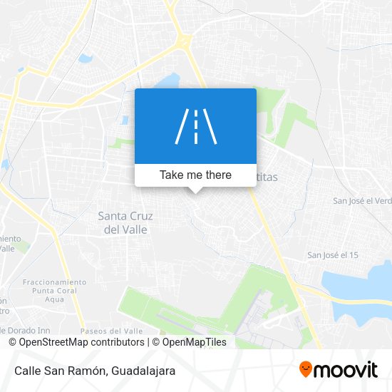 Mapa de Calle San Ramón